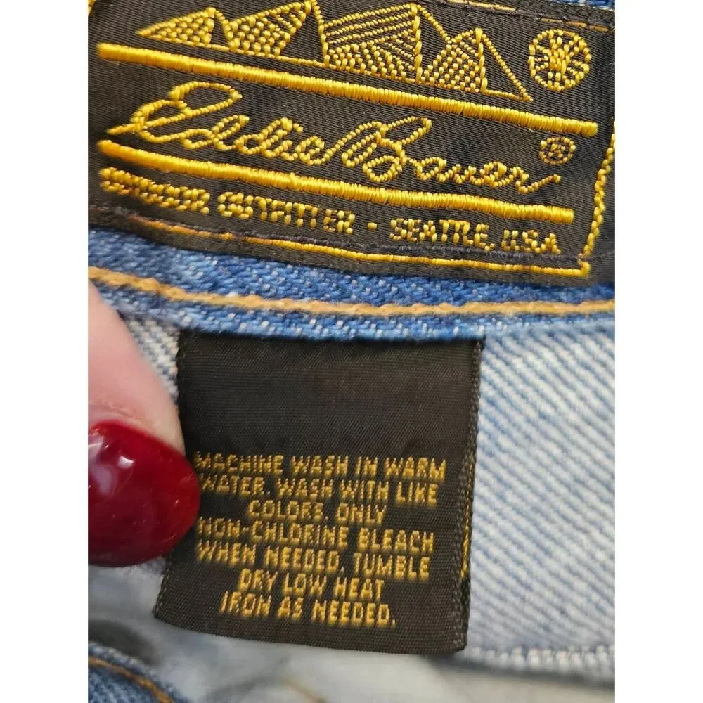 Eddie Bauer Baggy Jeans Womens Size 14 NEW WITH TAGS - Picture 7 of 9
